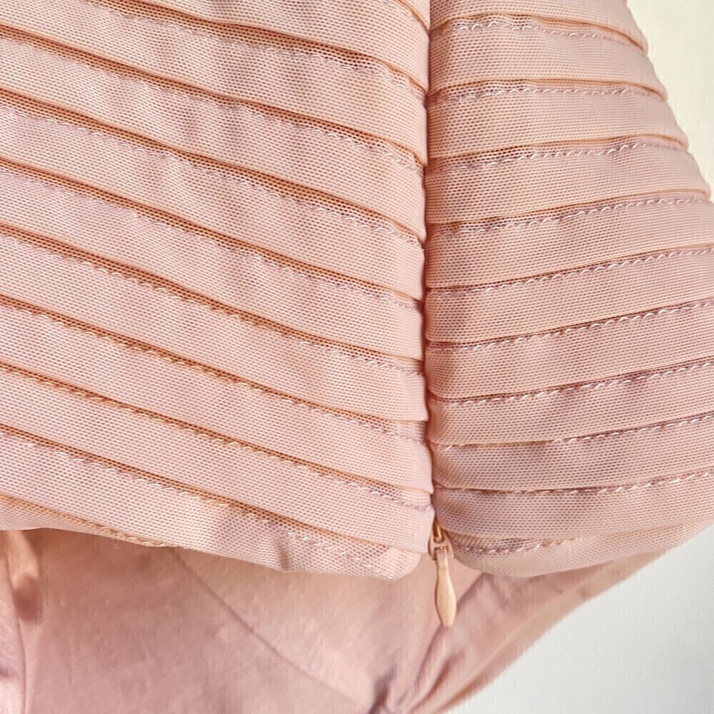 Cache Women’s Sleeveless Polyamide Peachy Pink Blush Blouse Top Sz M NWT - Picture 7 of 10